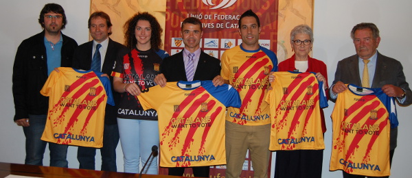 Presentació de la nova samarreta de Catalunya